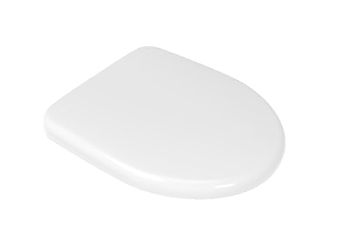 Grünblatt WC Sitz 515225 passend zu Villeroy & Boch Toilette Arriba mit Absenkautomatik und abnehmbar zur Reinigung, Material Duroplast, weiß