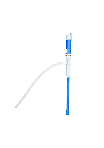 Española de Parafina Bomba Eléctrica Especial para Trasvasar la Parafina Desde el Bidón hasta la Estufa, Apta Bidones 20L, Portátil Trasvase de Líquidos Agua, Combustible, Gasolina, Diesel, Aceite Cover