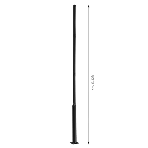Poste para farolas solares ideal para iluminar la terraza y calles del jardín 3