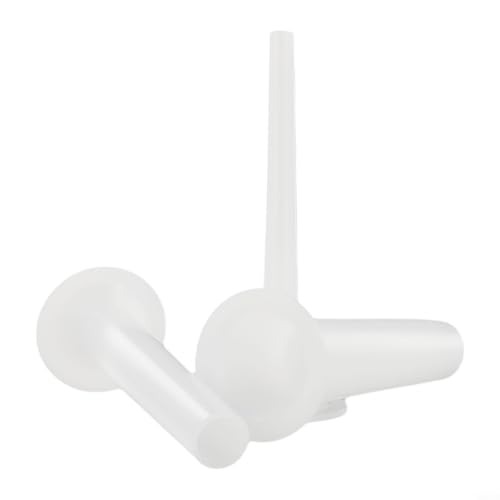 Yuanpgky Juego de accesorios de relleno de salchichas para picadora de carne, embudos de plástico para batidora de pie, kit de fabricación de salchichas blancas para salchichas caseras y fácil ()