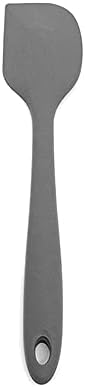MOZCADA Cozinha Espátula de Silicone Reta, Cinza, 28 x 5.5 x 2 cm