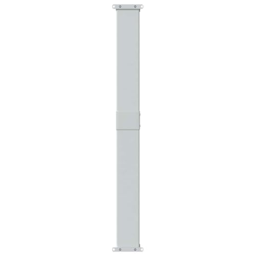 Store latéral extensible 140x600 cm gris en polyester pour balcon et jardin - 6