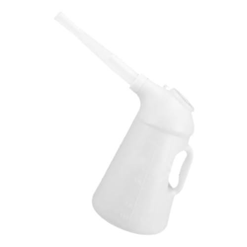 GLEAVI 5l Automotive Oil Can with Long Spout, Motor Engine Dispenser Jug for Vehicle Transfer, Plastic Oil Bottle Suitable for Car Maintenance and Outdoor Use