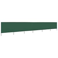 Higsose Brise-Vent Pliable 9 Pièces 1200x120 Cm - Tissu Non Tissé Protection Plage Jardin