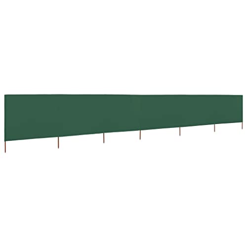 Protector de viento modular 6 paneles largo 800 cm paravientos verde jardín exterior 2