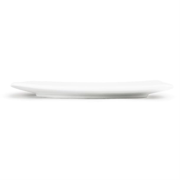 Olympia White Ware Rounded Square Service Plates 270mm Porcelain 6pc, Pack of 6 - Image 3