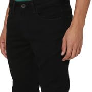 Image of Spykar Men's Kano Slim Fit Mid-Rise Jeans (Ankle Length)