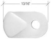 CRL White Nylon Flush Screen Clips - Bulk Package