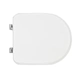 nextradeitalia 1 PZ Sedile WC per KERASAN Vaso Flo 48 Forma 6 Bianco - Cerniere C espansion MOD.FERX.DIAEEE-XXKFLR-DD