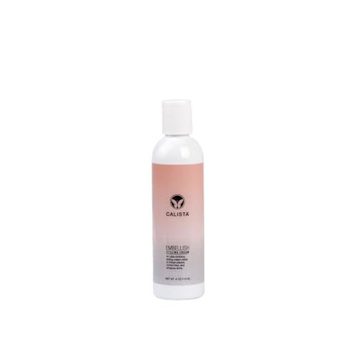 Calista EMBELLISH Styling Cream Volume Frizz Control & Shine Protects From Heat & Humidity with Vitamin E & Argan Oil Salon Quality & Nourishing For All Hair Types 4 oz