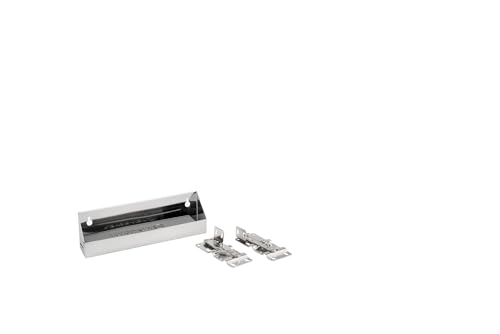 Image of REV-A-SHELF 10 inch Stainless-Steel Tip-Out Tray w /Hinges for Sink Base Cabinets