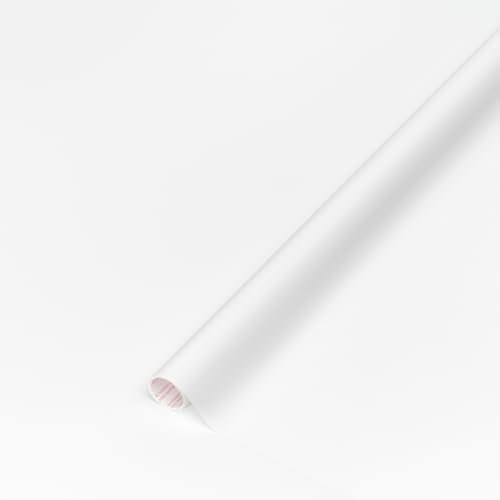 d-c-Fix Papier adhésif pour Meuble uni-Colore Mat Blanc - Film Autocollant décoratif Rouleau Vinyle - pour Cuisine, Porte - décoration revêtement Peint...