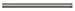 Micro 100 HRM-100-72 Blank - Half Round, 5 mm Split Length, 10 mm Shank Dia, 72 mm OAL, Uncoated
