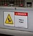 HellermannTyton 596-00377 Pre-Printed Header Label, Danger, 2.75" X 5.50", PET, Red, 250/RL