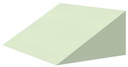 X-Ray Sponge Positioner - 30° Cardiac Wedge - 27" x 28" x 16" Uncoated Stealth, USA Made
