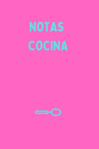 Notas cocina: Cuaderno de cuadros