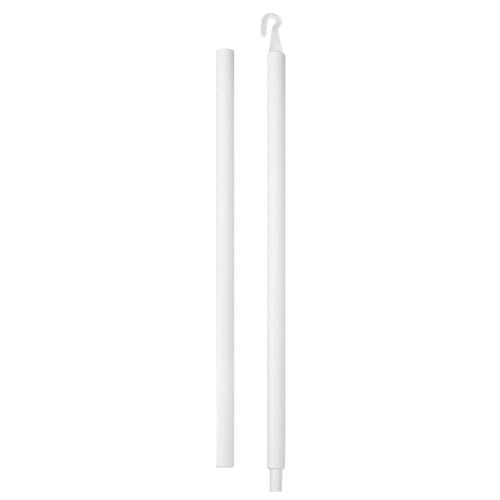 REDYY 1Set Vertical Blind Wand Replacement with Hook 60CM 23.6in White Window Blinds Rod for Easy Control Blind Rod