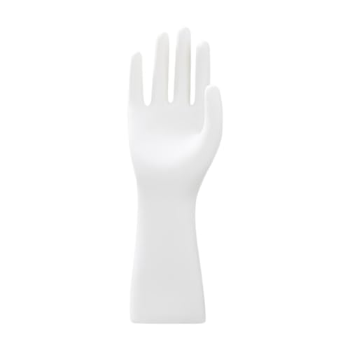 Maniquí de mano masculino blanco resistente para joyas 3