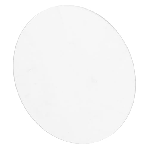 PRETYZOOM Clear Acrylic Round Cake Board Reusable Dessert Display Circle for Birthday Cakes Mousse and Party Decorations Elegant Support for All Occasions
