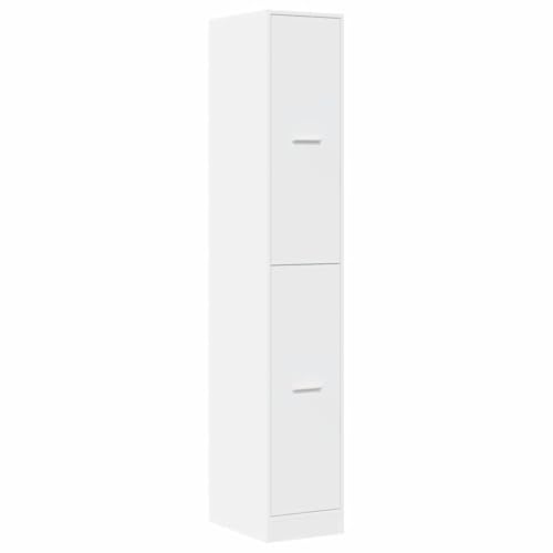 vidaXL Apothekerschrank Weiß 30 x 41 x 174 5 cm Holzwerkstoff