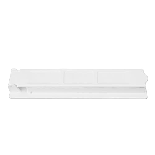 Molde para Brochetas de Barbacoa, Utensilio de ABS Resistente, Ligero y Reutilizable para Kebab, Uso Portátil para Exterior y Camping - Fácil de Limpiar, Multifuncional para (Blanca)