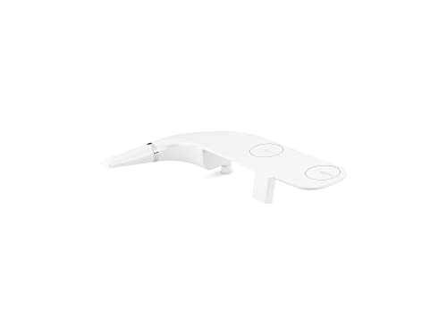 Kohler 22860-0 Purewash M100 Bidet Attachment For Toilet Seats, Dual Nozzle (Frontal & Rear Wash) With Self-Cleaning Wands For Existing Toilets, Adjustable Water Pressure Functionality, White #TOP2