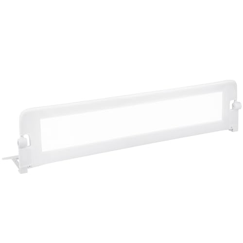 Image of BABY JOY Bed Rails for Toddlers, Extra Long, Swing Down Safety Bed Guard for Convertible Crib, Folding Baby Bedrail for Kids Twin, Double, Full Size Queen & King Mattress (71 inch, White)