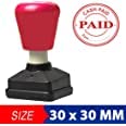 Square Cash Paid Self Ink Rubber Stamp Size: 30 x 30 MM (Pack of 1 ...