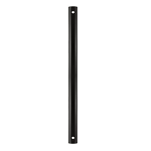 Image of Maxim Lighting STR05012BK-HG Accessory - Extension Stem-0.5 Inches Wide, Down Rod Length: 12 Inch, Finish Color: Black