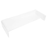 Support fiable : le support d'ordinateur présente une construction robuste, garantissant que votre moniteur et votre clavier restent en sécurité sur n'importe quel support de moniteur de bureau à domicile, organisateur d'étagère de moniteur, support de moniteur de bureau à domicile