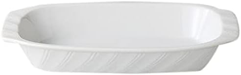 Set of 5 White Shell Gratin [8.6 x 4.5 x 1.3 inches (21.8 x 11.6 x 3.3 cm)] [Western Ceramic Open] [Hotel Restaurant Cafe Western Tableware Restaurant Commercial Use]