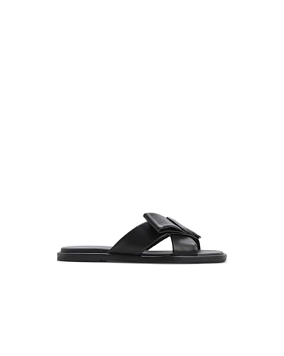 Image of Ted Baker Women's Spencer Leather Cross-Strap Bow Slide
