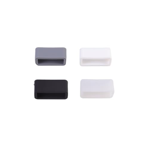 Image of OUNONA 4pcs Silicone Watch Bezel Activity Ring 16mm Strap Accessory