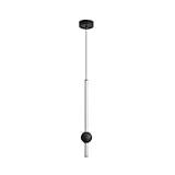  SXSGSM Lampadario da Comodino Moderno Minimalista Nuova Luce a Sospensione Luce Creativa Lusso Testa Singola Lungo Filo Appeso Camera da Letto Piccola Decorazione Lampada a Sospensione a LED The New