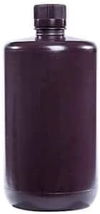 Cole-Parmer Amber Narrow-Mouth Plastic Bottle, PP, 2000mL