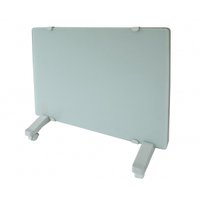 スタンド式メッシュ電気パネルヒーター ホワイト HEAT WIDE SLIM（節電/室温センサー付 大風量パネルセラミック