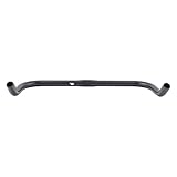 Pure Cycles Bullhorn Handlebar - Great for Road, Mountain, Fixie, and Hybrid Bikes - Fits 25.4mm Stems, Black