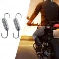 Auspuff Federn,Auspuff Feder,Motorrad Auspuffrohr Drehfeder,2 Stücke 65Mm Edelstahl Drehbare Montage Auspuff Federn Motorrad Auspuff Verbindungsrohr Federn Mit Fedea Für Motorrad Roller