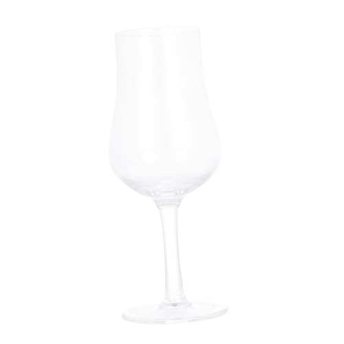 Sosoport Copa De Vino De Cristal De Alto Transparente Resistente a Grietas Copa De Whisky Vaso De Degustación Para Restaurantes y Uso Doméstico