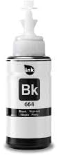 T6641-664 Black ink bottle for Epson L655, L486, L3070, L3050 series Printers - Compatible