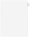 Avery Legal Dividers, Premium Individual Tab Titles, Letter Size, Side Tabs, B, Pack of 25 (01402)