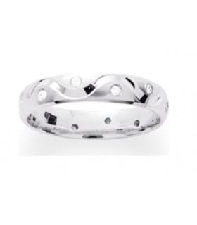 Alliance Or 9 carats et Diamant KATEL éternelle pour femme éclat luxueux