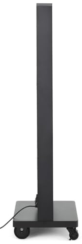 Image of Displays2go 43 inch Outdoor Digital Signage Display | Weatherproof LCD Screen, Android OS, Anti-Glare, Locking Wheels, DF043NHBC