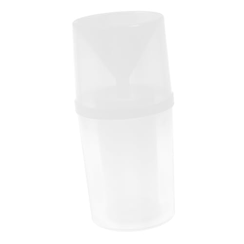 Healifty Rain Gauge and Holder Rain Gauge Large Rain Gauge Plastic White Rain Gauges