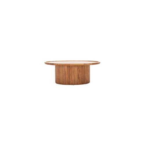 SAFAVIEH Home Collection Flyte COF6602A - Mesa de centro ovalada marrón natural