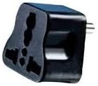 Hi-Lex (Pack of 5) Type D Adapter // World (USA, UK, Canada, Europe, and More) to India Travel Adapter Plug - Type D, 3-Round Pin Converter Socket Perfect for Laptop, Camera