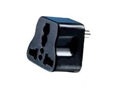 Hi-Lex (Pack of 5) Type D Adapter // World (USA, UK, Canada, Europe, and More) to India Travel Adapter Plug - Type D, 3-Round Pin Converter Socket Perfect for Laptop, Camera