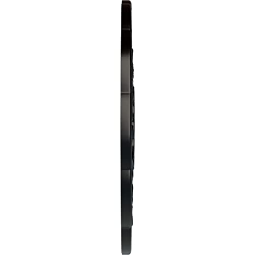 Image of Ekena Millwork CM17TSBLFDecorative Ceiling Medallions Modeled After Original Historical Patterns & Designs, Jet Black