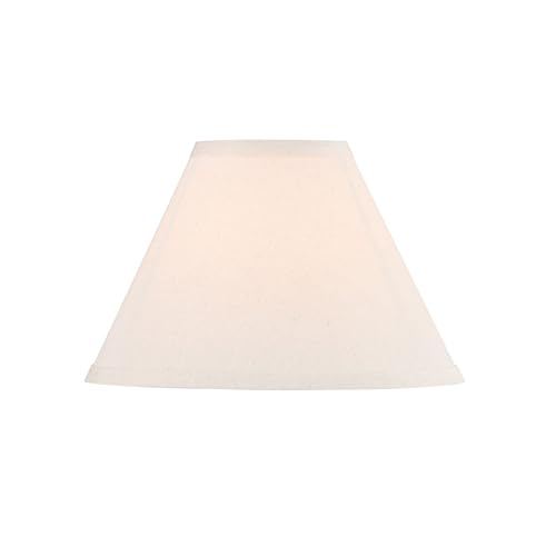 Image of Aspen Creative 58309, Hardback Empire Transitional UNO Lamp Shade, Cream, 4 inch Top x 10 inch Bottom x 7 inch Slant Height, Slip 33mm