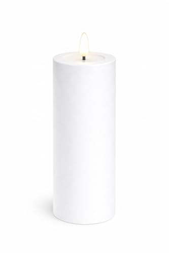 ReWu LED Kerze Deluxe Homeart Outdoor Weiß
